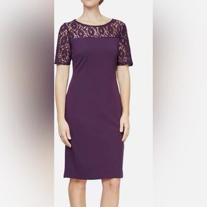 Cocktail and Party Dress -Plum